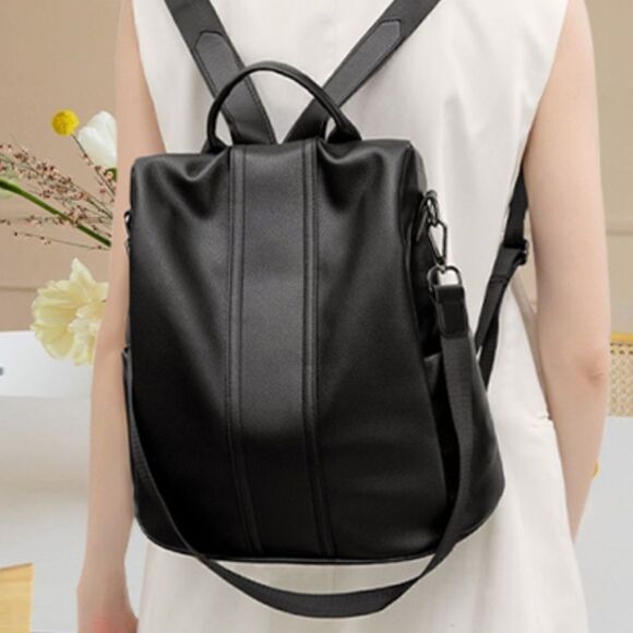 Women Backpack Purse Waterproof Nylon Anti-theft Rucksack Lightweight Shoulder - Picture 5 of 13